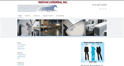 Desktop Screenshot of mustangexpediting.com
